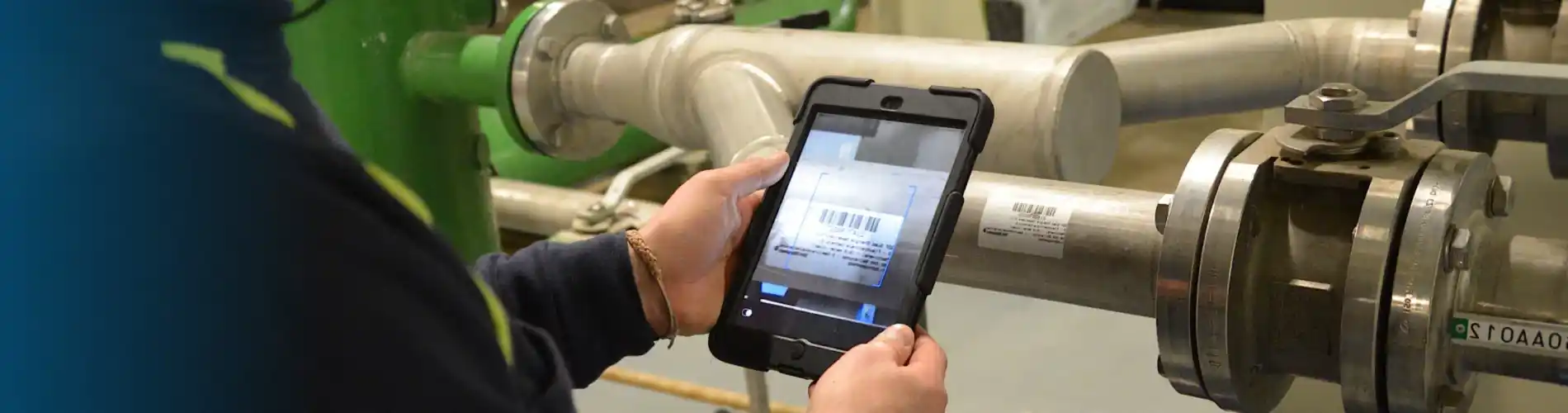 barcode wordt gescand met tablet| DID-online.nl