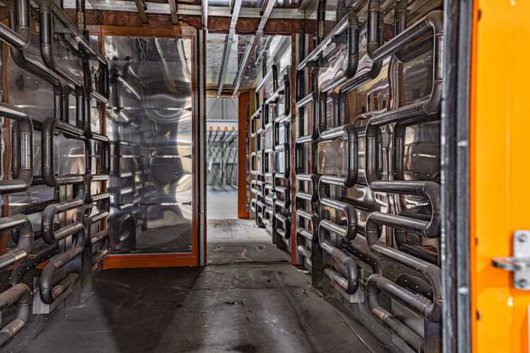 Behuizing poedercoatoven