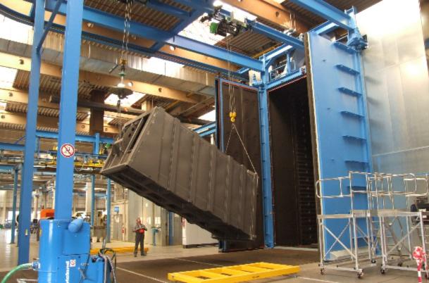 hangbaan straalmachine