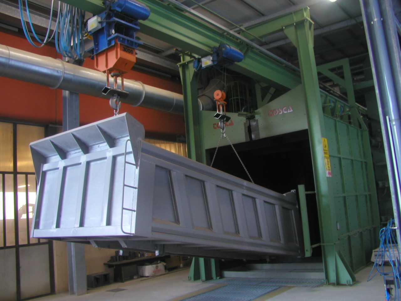 Tosca werpstraalmachine werpstraalmachine