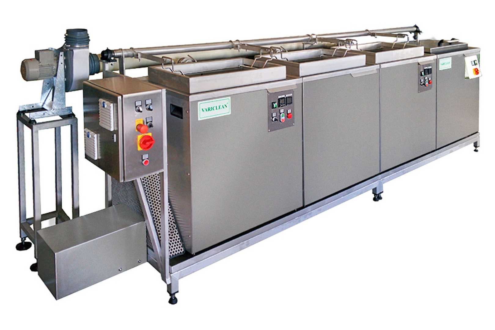 3-bads reinigingsopstelling 80L 3-bads reinigingsopstelling