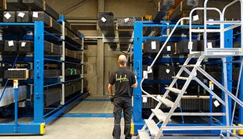 Gemotoriseerde langgoed uitrolstelling Gemotoriseerd langgoed uitrolstelling